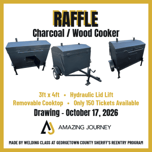 Charcoal/Wood Cooker Raffle Tickets